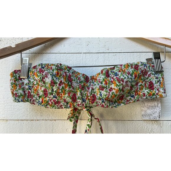 Free People FP One Barely There Smocked Bandeau Bralette S - Picture 5 of 9